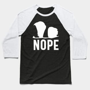 Nope Panda Baseball T-Shirt